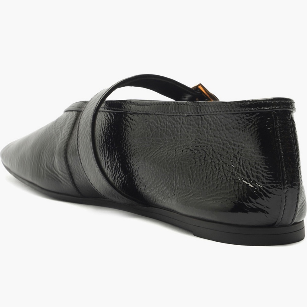 NEW Schutz Courtney Buckle Patent Flats - Picture 2 of 14